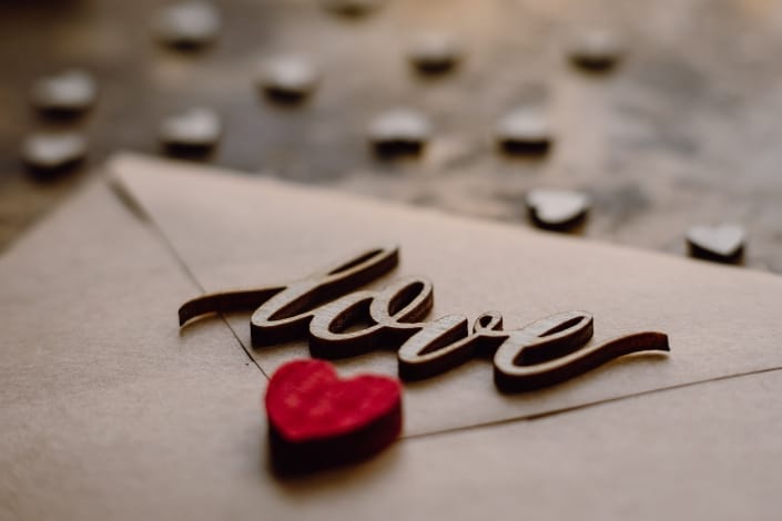 Love Letter in envelope
