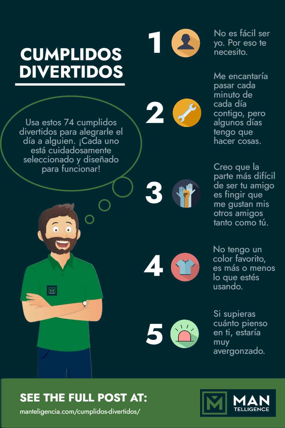 Infographic - Cumplidos Divertidos